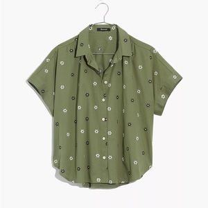 Madewell embroidered Hilltop shirt